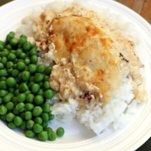 Creamy swiss chicken bake