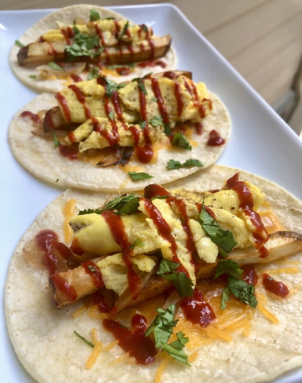 Easy breakfast tacos - the meal prep manual