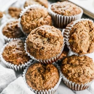 Healthy banana muffins