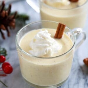 Homemade eggnog