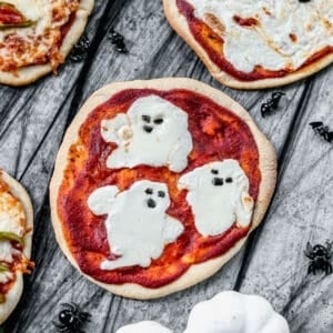 Halloween pizzas