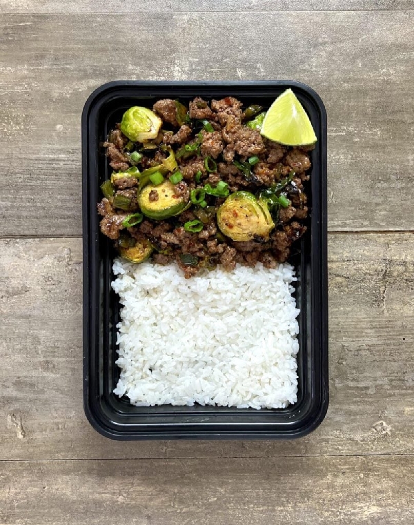 Firecracker beef & brussels - the meal prep manual