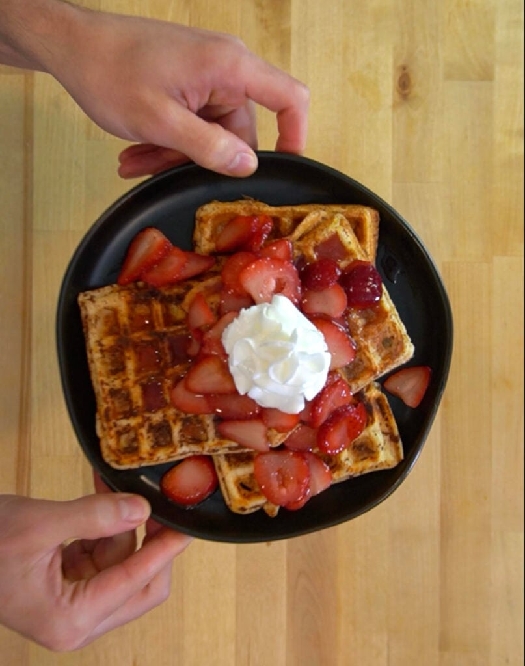 Cinnamon protein waffle french toast - the meal prep manual