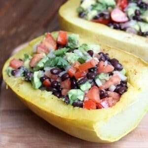 Tex mex spaghetti squash