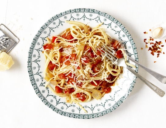 Linguine arrabbiata