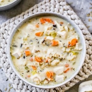 Chicken and wild rice soup