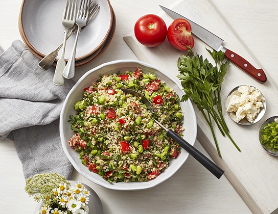 Quinoa tabbouleh salad