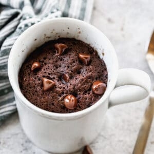 Chocolate mug cake