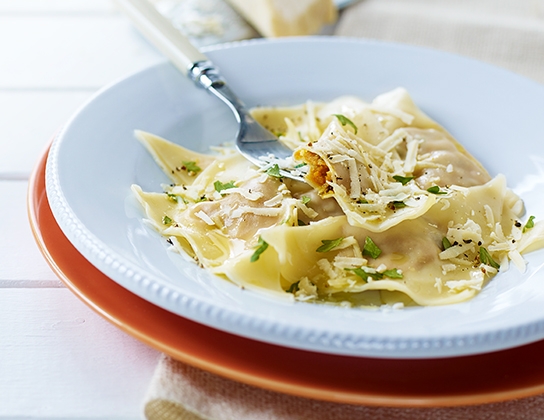 Pumpkin ravioli