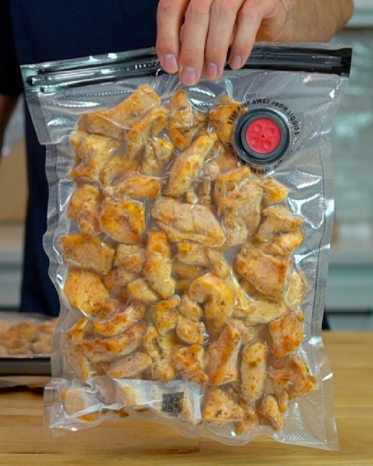 Batch prepped chicken breast for the freezer - the meal prep manual