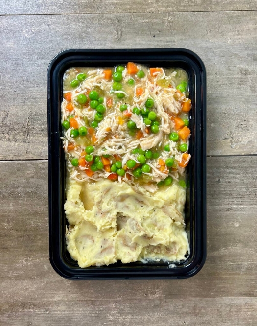 Deconstructed chicken pot pie - the meal prep manual
