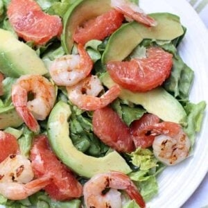 Grapefruit avocado salad