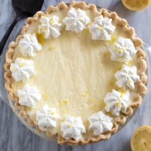 Lemon chiffon pie