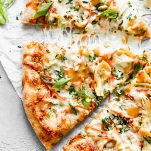 Thai chicken pizza