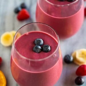 Healthy breakfast smoothie