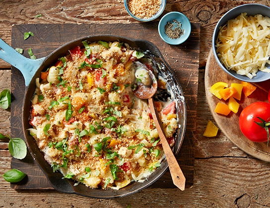 Skillet gnocchi dinner