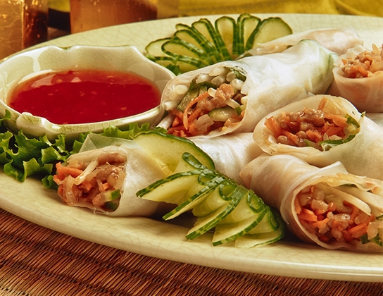 Asian wraps