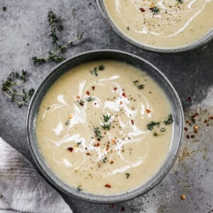 Potato leek soup