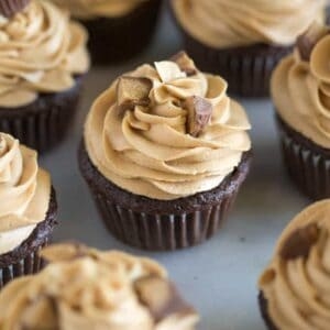Reese’s peanut butter cupcakes
