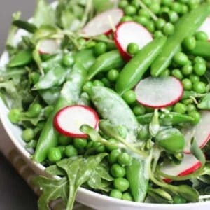 Spring pea salad