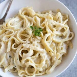 Instant pot skinny fettuccine alfredo