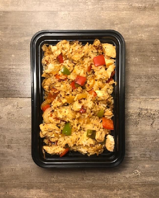 Spicy adobo chicken and peppers - the meal prep manual