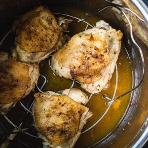 Instant pot chicken thighs (fresh or frozen)