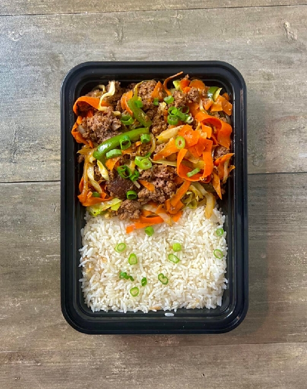 Gochujang glazed beef & vegetables - the meal prep manual