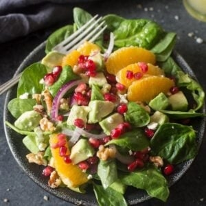 Orange pomegranate salad