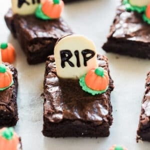 Halloween brownies