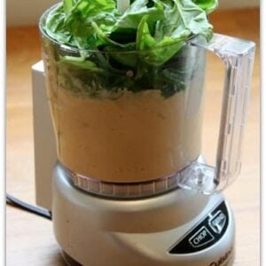 Spinach artichoke hummus