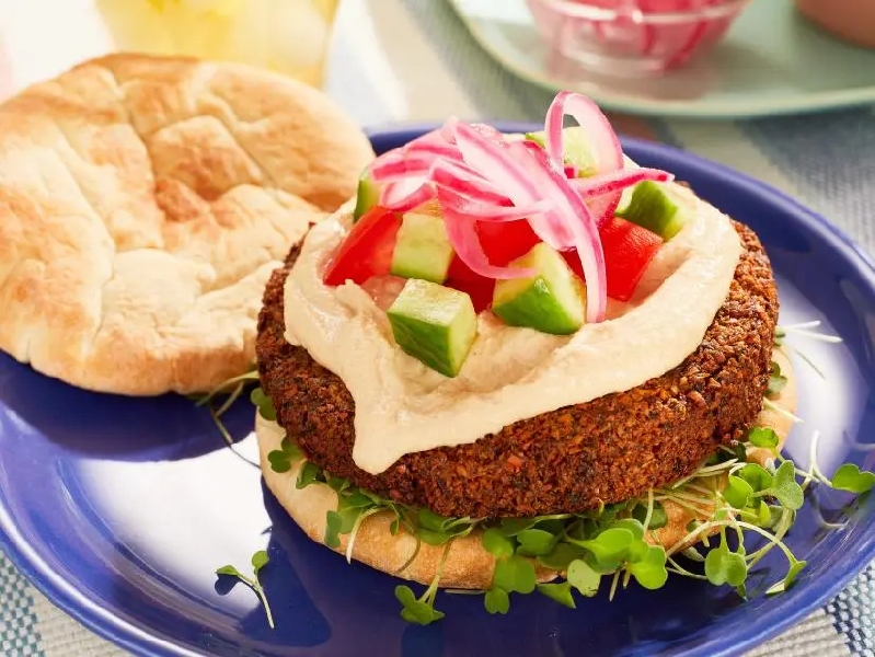 Falafel burgers recipe