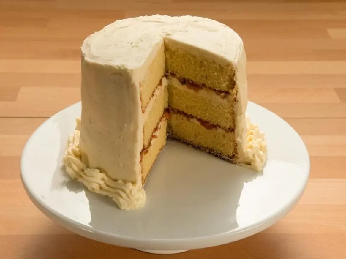 Vanilla cake with buttercream frosting recipe