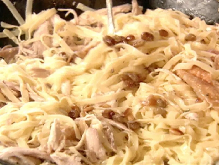 Tagliatelle with chicken recipe | nigella lawson | food network