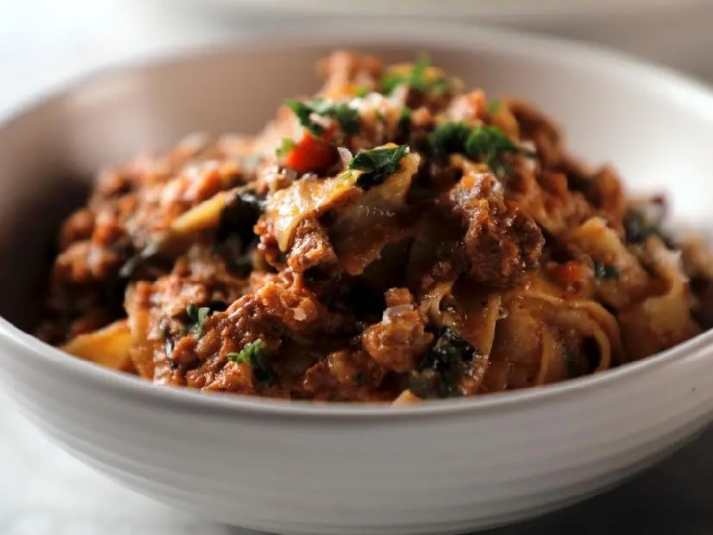 Tagliatelle bolognese recipe