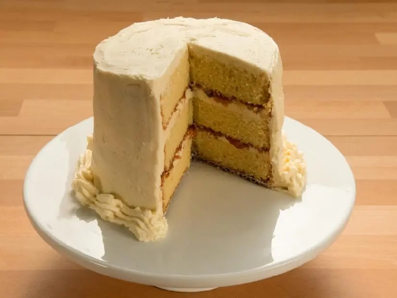 Vanilla cake with buttercream frosting recipe