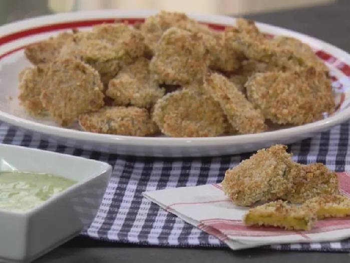 Un-fried pickles recipe