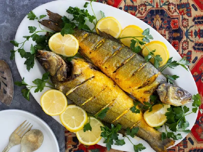 Saffron lemon branzino recipe