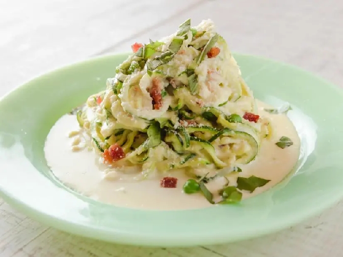 Zucchini carbonara recipe