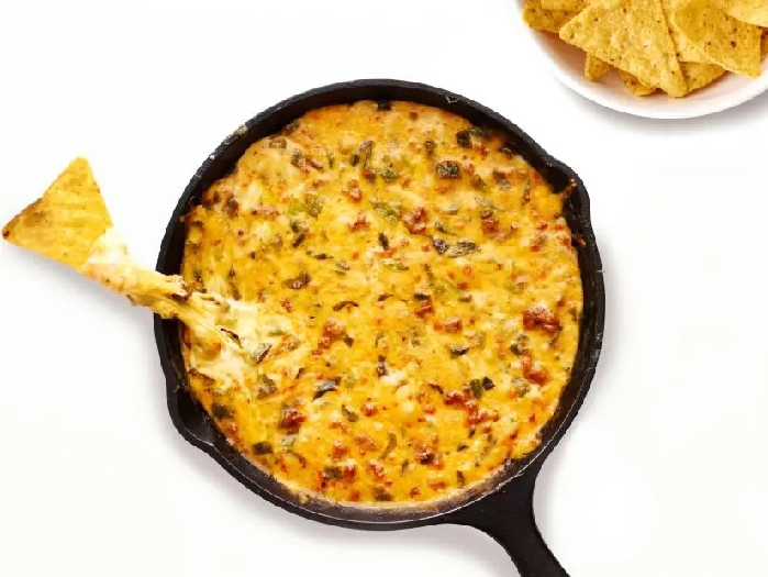 Queso fundido with chorizo recipe