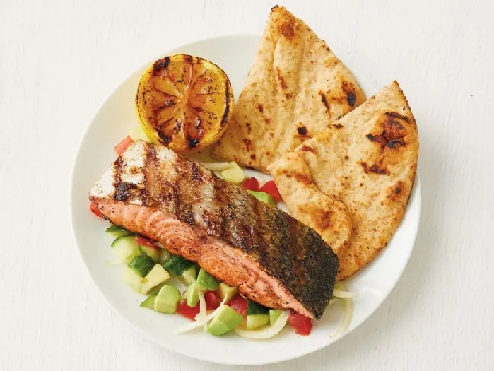 Garam masala-spiced grilled salmon recipe