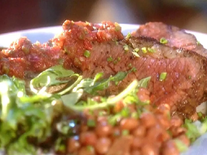 "santa maria style bbq" oakwood grilled tri-tip recipe | food network