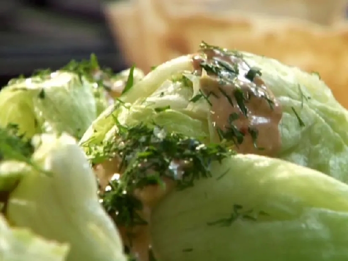 Iceberg lettuce with russian dressing recipe