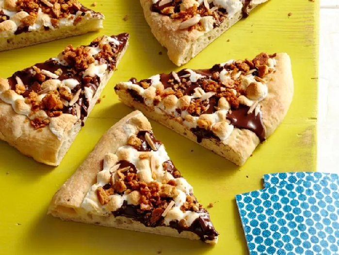 S'more pizza recipe | guy fieri | food network