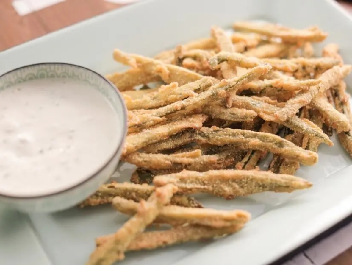 Jalapeno fries with roasted garlic ranch recipe