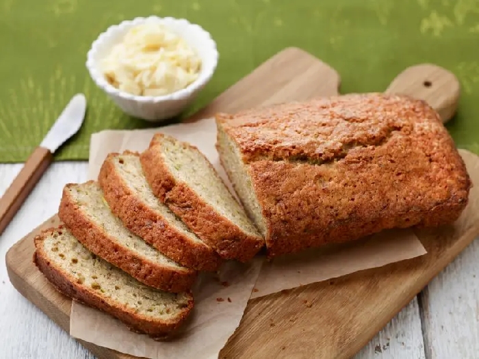 Zucchini bread with lemon honey butter recipe