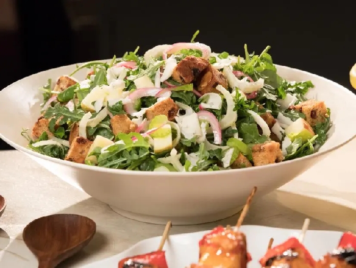 Waldorf panzanella recipe