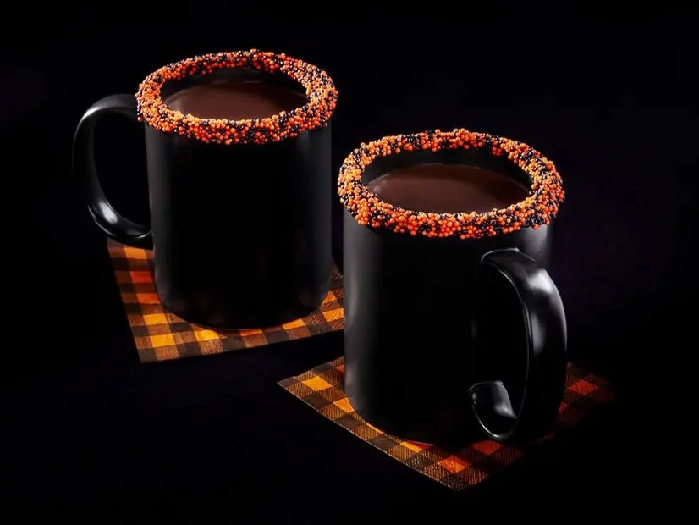 Halloween extra-dark hot cocoa recipe