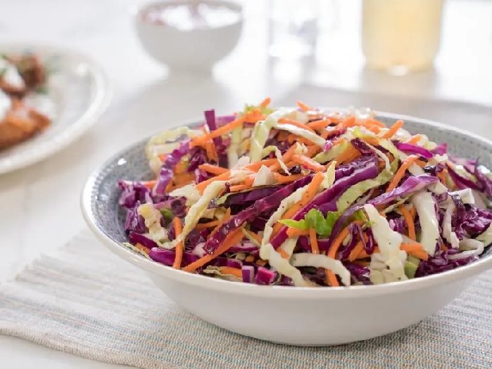 Rainbow coleslaw recipe