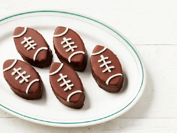 Ice cream sandwich footballs recipe | food network kitchen | food network